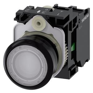 Pulsador Luminoso Rasante SIRIUS ACT  Plastico  Completo  24