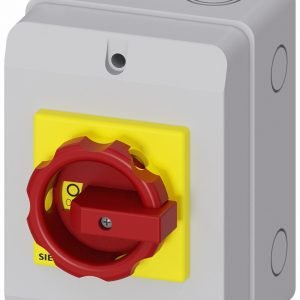 Seccionador Corte EMERGENCIA en Caja Plastica IP65  In:25A