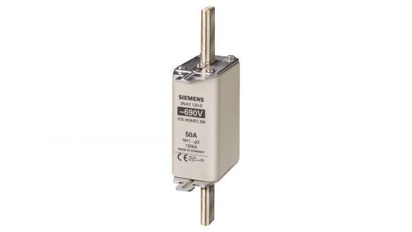 Fusible NH  500VCA  120kA  In:160A  curva gG  T1