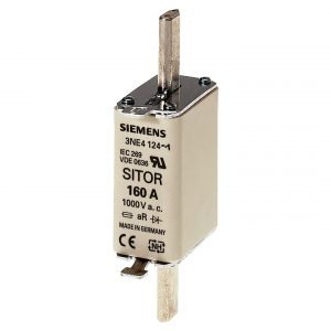 Fusible SITOR 125A curva aR NH T1 3NE4122 ultra-rápido