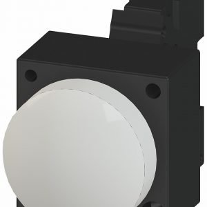Lámpara señalización LED IP66 24V AC/DC blanca completa