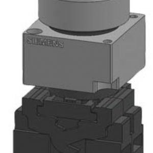 Pulsador luminoso IP67 metálico 1NA azul 230VCA