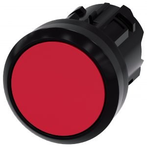 Pulsador Rasante SIRIUS ACT Rojo IP69K Sin Contactos