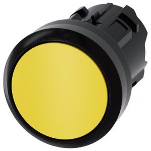 Pulsador Rasante Amarillo IP69K SIRIUS ACT Sin Contactos