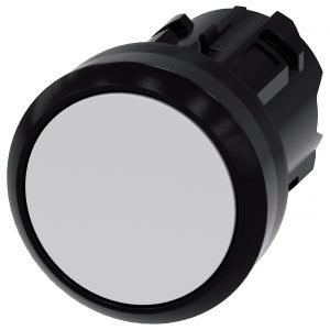 Pulsador Rasante Siemens IP69K Blanco Sin Contactos