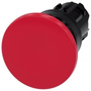 Pulsador Hongo Ø40mm Rojo IP69K Siemens sin contactos