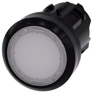 Pulsador Luminoso Rasante SIRIUS ACT IP69K Blanco