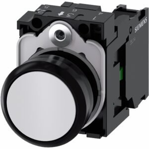 Pulsador Rasante SIRIUS ACT  Plastico IP69K   BLANCO  Comple