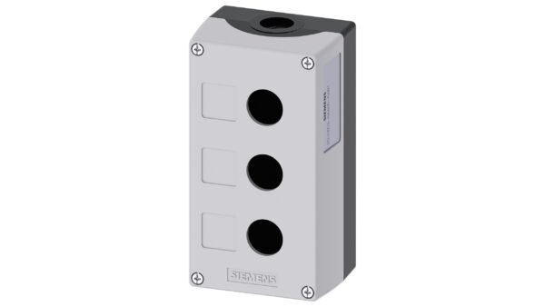 Caja plastica vacia SIRIUS ACT  Gris para 3 elementos