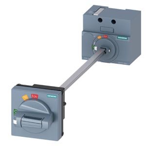 Accionamiento en puerta rotativo con eje 8x8x300mm  Gris par