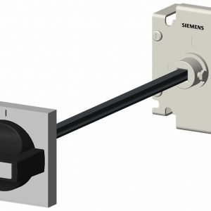 Accionamiento en puerta rotativo con eje   Gris para 3VJ10 1