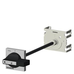 Accionamiento en puerta rotativo con eje   Gris para 3VJ11 1