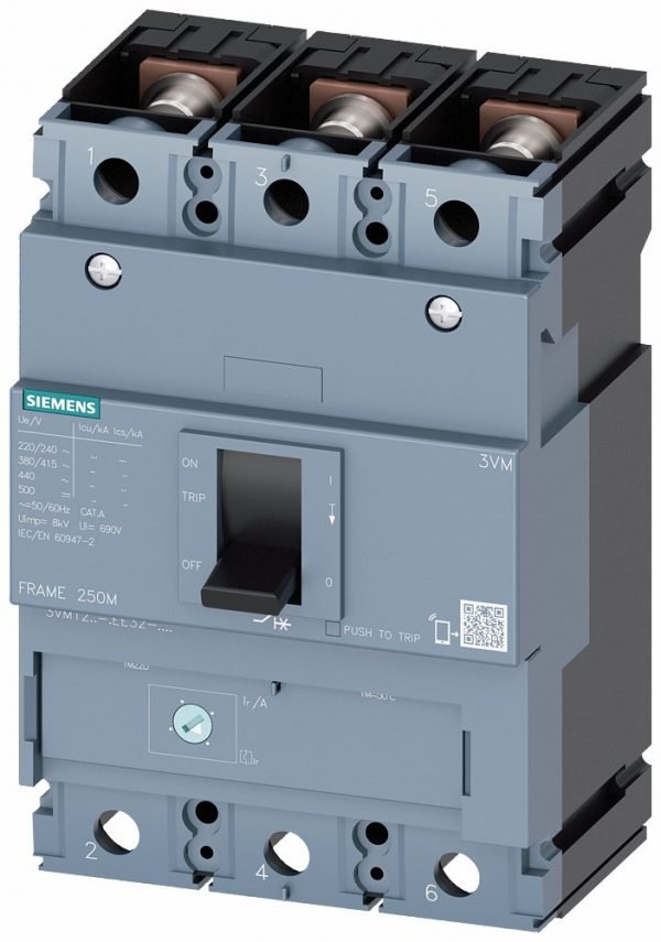 Int. Compacto  TM220 ATFM  In:250A  3-polos  Icu:36kA  Ir:17