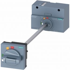 Accionamiento en puerta rotativo con eje 8x8x300mm  Gris par