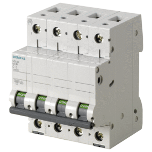Interruptor Termomagnético 50A 4 polos Curva C 6kA Siemens