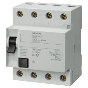 Interruptor Diferencial  In:125A  I?n:300mA  Tipo AC  4-polo