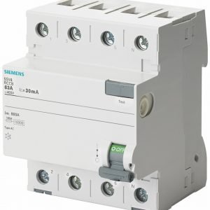 Interruptor Diferencial 4 polos 63A 30mA Tipo AC Siemens