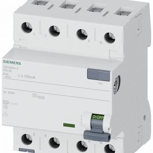 Interruptor Diferencial  In:40A  I?n:300mA  Tipo AC  4-polos