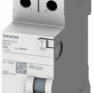 Interruptor Diferencial 25A 2-polos AC 30mA Siemens