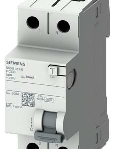 Interruptor Diferencial Siemens 40A 2-polos AC 30mA