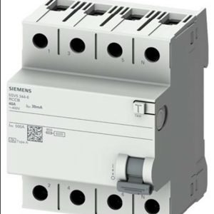 Interruptor Diferencial 40A 4 polos Tipo AC 30mA Siemens
