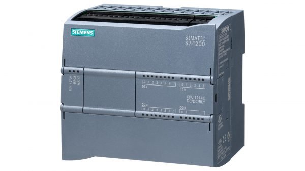 S7-1200  CPU S7-1214C  24VDC (14DI en 24VDC  10DO Rele  2AI)