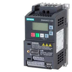 Variador V20 1AC 230V 0.37kW compacto FSAA 2.3A