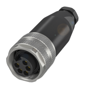 Conector 7/8"-16 UN , hembra, recto, 5 pines ,número de contactos conectables 5 diámetro del cable D 6...8 mm.