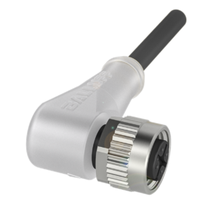 Conector M12x1 hembra,  acodado , 5 pines, codificación A ,  Indicador de encendido LED verde , Indicador de función (Pi