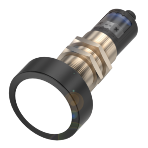 Sensor Ultrasónico : Forma constructiva  Ø 65 mm , Salida de conmutación 2x PNP NO/NC Conexión , Conector M12x1-Macho, 5