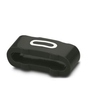 Manguitos de señalización, rotulación con el número: 0  Dígitos, negro, anchura: 4,3 mm