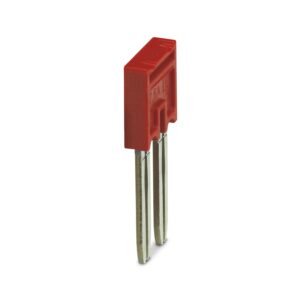 Puente enchufable, paso: 5,2 mm, número de polos: 2, color: rojo