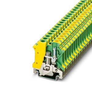 Borna de tierra, número de conexiones: 2, número de polos: 1, tipo de conexión: Conexión por tornillo, sección: 1,5 mm2