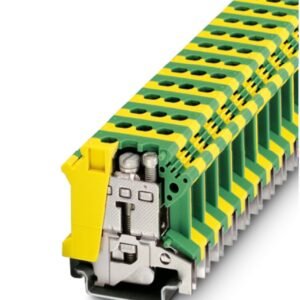 Borne de tierra para distribución, tipo de conexión: Conexión por tornillo, número de conexiones: 2, sección:2,5 mm² - 2