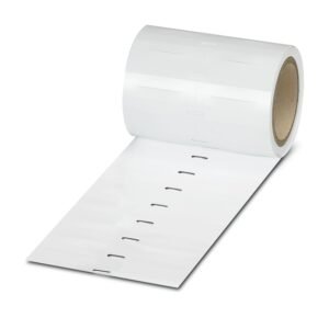 Rótulo insertable, Rollo, blanco, sin rotular, rotulable con: THERMOMARK ROLL, THERMOMARK ROLL X1, THERMOMARK ROLLMASTER
