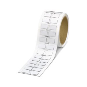 Rótulo de plástico, Rollo, blanco, sin rotular, rotulable con: THERMOMARK ROLLMASTER 300/600, THERMOMARK X1.2, THERMOMAR