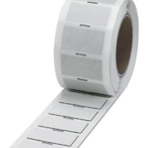 Rótulo de plástico, Rollo, blanco, sin rotular, rotulable con: THERMOMARK ROLLMASTER 300/600, THERMOMARK X1.2, THERMOMAR