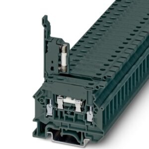 Borne de carril para fusible, tipo de conexión: Conexión por tornillo, sección: 0,5 mm²- 6 mm², AWG: 20 - 10, corriente