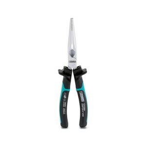 Tenazas de punta con cortante, superficie agarre estriada, homolog. VDE 1000 V CA/ 1500 V CC