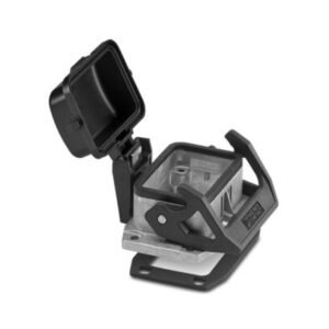 Caja empotrada HEAVYCON B6, para brida longitudinal, con tapa de protección de plástico, con junta plana, aluminio resis
