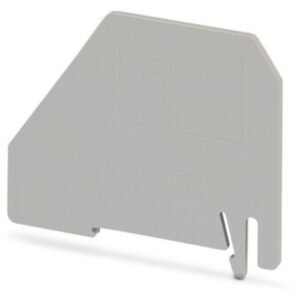 Placa separadora, longitud: 65,3 mm, anchura: 2 mm, altura: 60 mm, color: gris