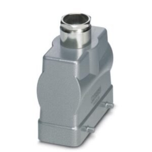 Carcasa aérea HEAVYCON B16 para bloqueo transversal, altura 76 mm, con prensaestopas 1x Pg21, salida de cable recta
