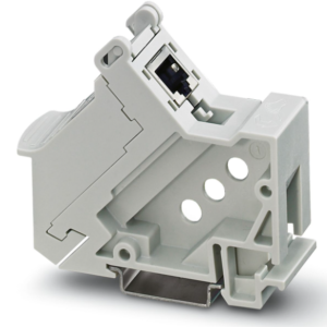 Adaptador para carril, índice de protección: IP20, número de polos: 8, 1 GBit/s, CAT6, material: PC GF, tipo de conexión
