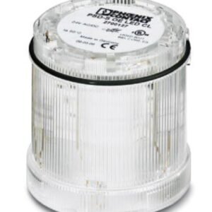 Elemento luminoso permanente LED, 24 V AC/DC, transparente