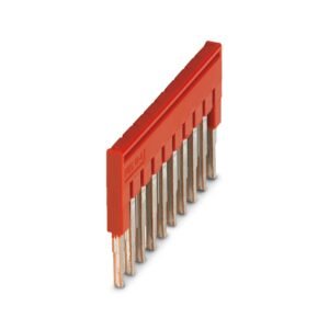 Puente enchufable, paso: 4,2 mm, número de polos: 10, color: rojo
