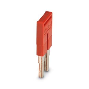 Puente enchufable, paso: 5,2 mm, longitud: 22,7 mm, anchura: 9 mm, número de polos: 2, color: rojo