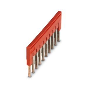 Puente enchufable, paso: 6,2 mm, anchura: 60,3 mm, número de polos: 10, color: rojo
