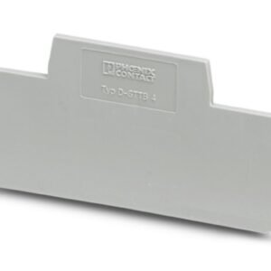 Tapa final, longitud: 83,5 mm, anchura: 2,2 mm, altura: 39,7 mm, color: gris