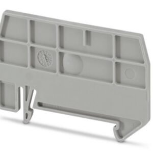 Placa separadora, longitud: 59,8 mm, anchura: 2 mm, altura: 39 mm, color: gris
