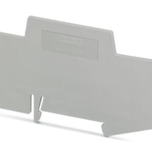 Placa separadora, longitud: 88,7 mm, anchura: 2 mm, altura: 53 mm, color: gris
